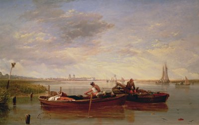 La Tamise en aval de Greenwich, vers 1827 - Augustus Wall Callcott